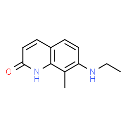 2(1H)-Quinolinone,7-(ethylamino)-8-methyl-(9CI)结构式