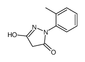 1-(2-methylphenyl)pyrazolidine-3,5-dione结构式