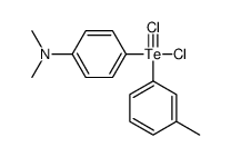 Dichloro[4-(dimethylamino)phenyl](m-tolyl)tellurium(IV) picture