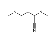 Butyronitrile,-alpha-,-gamma--bis(dimethylamino)- (2CI) structure