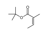 tert-butyl 2-methylbut-2-enoate Structure