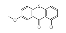 1-chloro-7-methoxy-9H-thioxanthen-9-one Structure