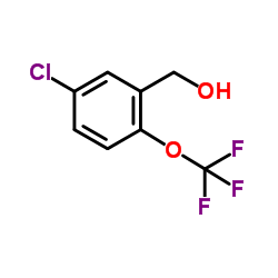 [5-Chloro-2-(trifluoromethoxy)phenyl]methanol结构式