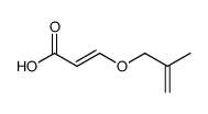 3-(2-methylprop-2-enoxy)prop-2-enoic acid结构式