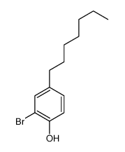 2-bromo-4-heptylphenol结构式