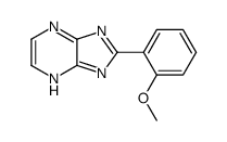 2-(2-methoxyphenyl)-1H-imidazo[4,5-b]pyrazine Structure