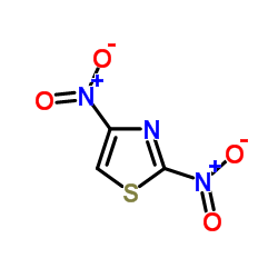 2,4-Dinitro-1,3-thiazole结构式