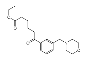 ETHYL 6-[3-(MORPHOLINOMETHYL)PHENYL]-6-OXOHEXANOATE图片