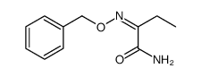 Butanamide, 2-[(phenylmethoxy)imino] Structure