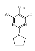 4-chloro-5,6-dimethyl-2-pyrrolidin-1-ylpyrimidine图片