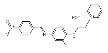 1-[2-[[2-chloro-4-[(4-nitrophenyl)azo]phenyl]amino]ethyl]pyridinium hydroxide结构式