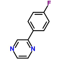 2-(4-Fluorphenyl)pyrazin Structure