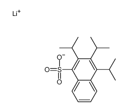 lithium tris(1-methylethyl)naphthalenesulphonate structure