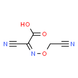 Acetic acid, cyano[(cyanomethoxy)imino]-, (Z)- (9CI)结构式