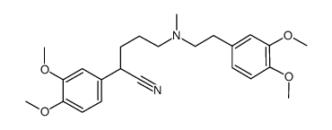 2-(3,4-DIMETHOXY-PHENYL)-5-{[2-(3,4-DIMETHOXYPHENYL)-ETHYL]METHYL-AMINO}-PENTANENITRILE结构式