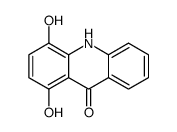 1,4-dihydroxy-10H-acridin-9-one结构式