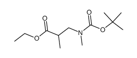 Ethyl 3--2-methylpropionate结构式