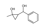 2-(hydroxy(phenyl)methyl)-1-methylcyclopropan-1-ol结构式