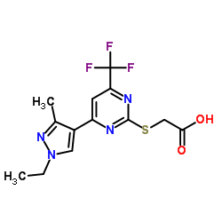 [4-(1-ETHYL-3-METHYL-1 H-PYRAZOL-4-YL)-6-TRIFLUOROMETHYL-PYRIMIDIN-2-YLSULFANYL]-ACETIC ACID图片