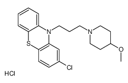 2-chloro-10-[3-(4-methoxypiperidin-1-yl)propyl]phenothiazine,hydrochloride结构式