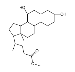 Deoxyursocholic acid methyl ester structure