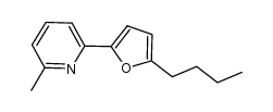 2-(5-butylfuran-2-yl)-6-methylpyridine结构式