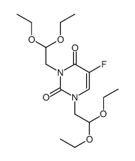 1,3-bis(2,2-diethoxyethyl)-5-fluoropyrimidine-2,4-dione Structure