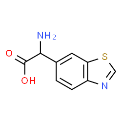 6-Benzothiazoleaceticacid,alpha-amino-(9CI) structure