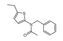 N-benzyl-N-(5-ethylthiophen-2-yl)acetamide Structure