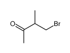 4-bromo-3-methylbutan-2-one结构式