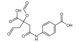 4-[[2-[4-(carboxymethyl)-5-oxo-1,3-dioxolan-4-yl]acetyl]amino]benzoic acid Structure