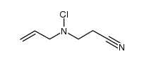 N-allyl-3-N-chloroaminopropionitrile结构式