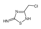 3-(chloromethyl)-1,2,4-thiadiazol-5-amine Structure