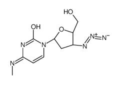 1-[(2R,4S,5S)-4-azido-5-(hydroxymethyl)oxolan-2-yl]-4-(methylamino)pyrimidin-2-one结构式