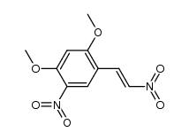 (E)-1,5-dimethoxy-2-nitro-4-(2-nitroethenyl)benzene Structure