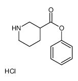 phenyl piperidine-3-carboxylate,hydrochloride Structure