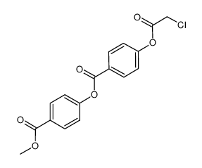 4-(methoxycarbonyl)phenyl 4-(2-chloroacetoxy)benzoate结构式