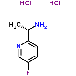 (S)-1-(5-Fluoropyridin-2-yl)ethanamine dihydrochloride structure