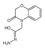 2-(3-Oxo-2,3-dihydro-4H-1,4-benzoxazin-4-yl)acetohydrazide Structure