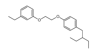 1-ethyl-3-[2-[4-(2-ethylbutyl)phenoxy]ethoxy]benzene Structure