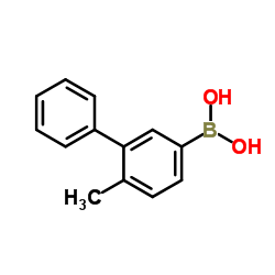 4-Methyl-3-phenylbenzenboronic acid structure