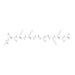 Mastoparan 17 (free acid) Structure