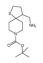 tert-butyl 4-(aminomethyl)-1-thia-8-azaspiro[4.5]decane-8-carboxylate Structure