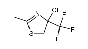 4-Hydroxy-2-methyl-4-trifluoromethyl-2-thiazoline Structure