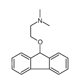 2-(9H-fluoren-9-yloxy)-N,N-dimethylethanamine结构式