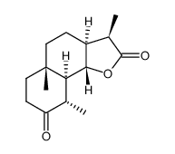 (3R)-3aβ,5,5a,6,7,9,9aβ,9bα-Octahydro-3α,5aα,9β-trimethylnaphtho[1,2-b]furan-2,8(3H,4H)-dione结构式