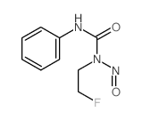 Urea,N-(2-fluoroethyl)-N-nitroso-N'-phenyl- Structure