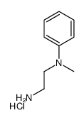 N'-methyl-N'-phenylethane-1,2-diamine,hydrochloride structure