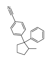 1-(4-cyanophenyl)-2-methyl-1-phenylcyclopentane Structure