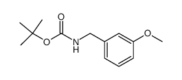 (3-methoxy-benzyl)-carbamic acid tert-butyl ester Structure